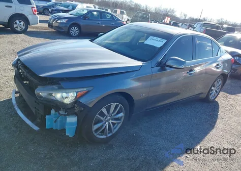 2016 Infiniti Q50 2.0T Premium from USA, damaged, VIN JN1CV7AR9GM253117